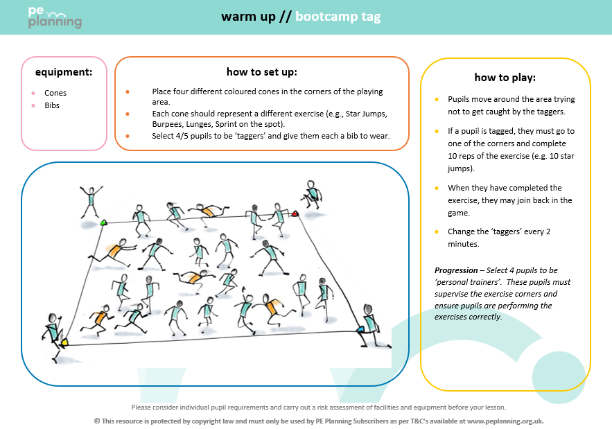 PE warm up game ideas