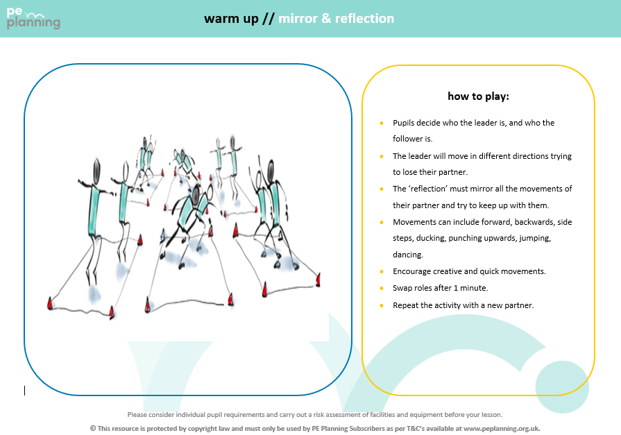 PE Warm Up Game Ideas